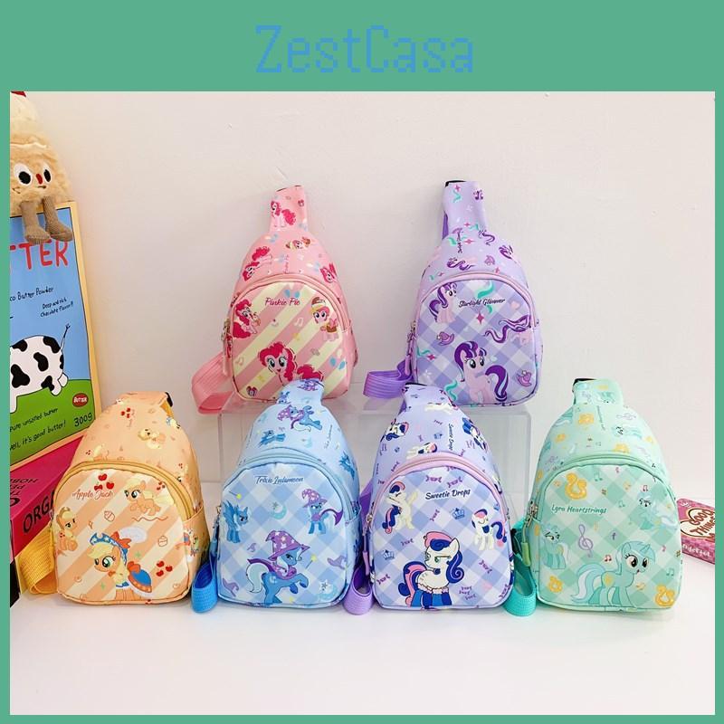 Whimsical Kids Unicorn Chest Bag Ultra Lightweight Nylon Backpack For Adventures Everyday