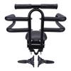Front Mounted Toddler Bike Seat Guardrail Security Prevents Slipping Spokes Bike Seat Durable Metal Double Frame for