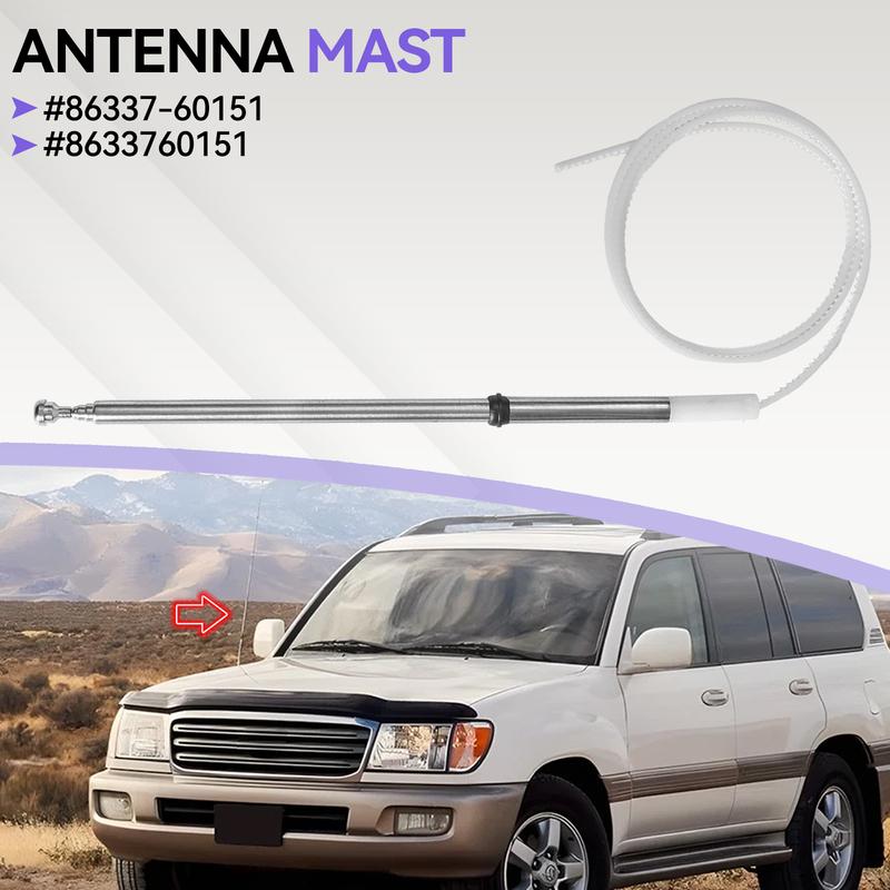 For Toyota Land Cruiser 100 Series Lexus LX470 1998-2007 Car Electric Antenna Mast AM FM Radio Replacement Parts 86337-60151