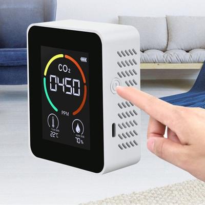 LCD Display Air Quality Detector Real-Time Monitoring Carbon Dioxide Detector  Air Quality Testing
