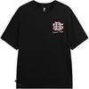 Li Ning Badfive Buchstabendruck Lässiges Kurzarm-T-Shirt Herren Oberteile AHSW627-1