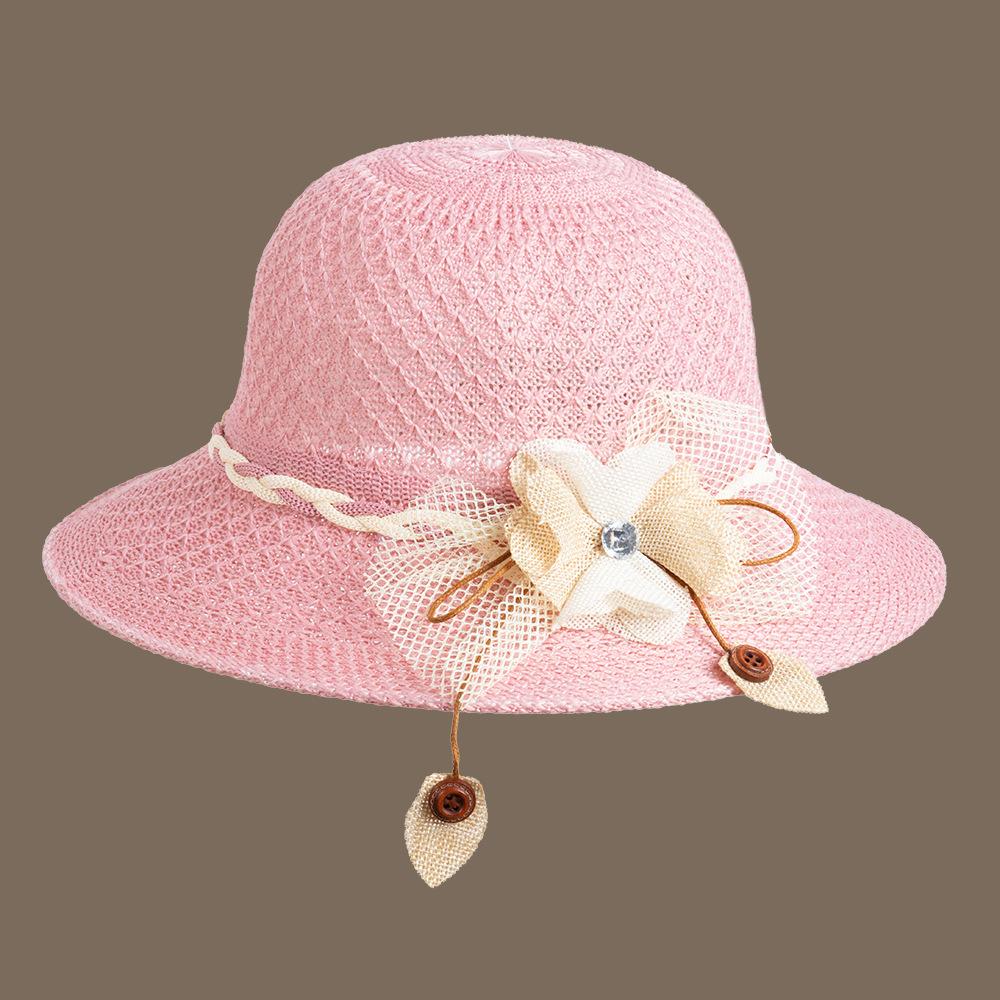 Sun Hat Women s Summer Sun Protection Hat Elegant and Comfortable Versatile Straw Hat Breathable Foldable Women s Summer Sun Protection Hat one size 58cm