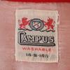 CAMPUS 60s Vintage Wool Blend Long sleeve Open collar shirt S Red Men's Used