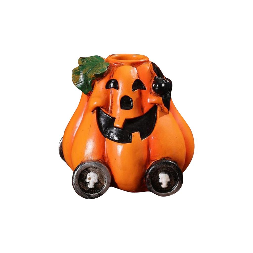 Resin Pumpkin Statue Resin Sculpture Versatile Photo Prop Pumpkin Figurine Ornament For Mantels Windowsills Bookshelves Desks,