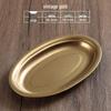 Ru Han Food Grade Stainless Steel 30cm Oval Serving Plate