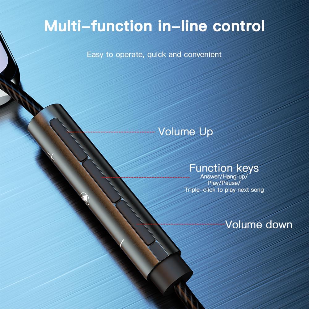KEYSION EQ Adjustment HiFi DAC USB C In-Ear Earphone 32Bit 384kHz Hardware Decoding Heaphone Type-C Phone Wired Headset with Mic