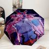 Summer Fun Ice Cream Stranger Umbrella 8-Frame for Travel, camping, Casual Lightweight Portable Umbrella, Essential for every family Holidays Gift