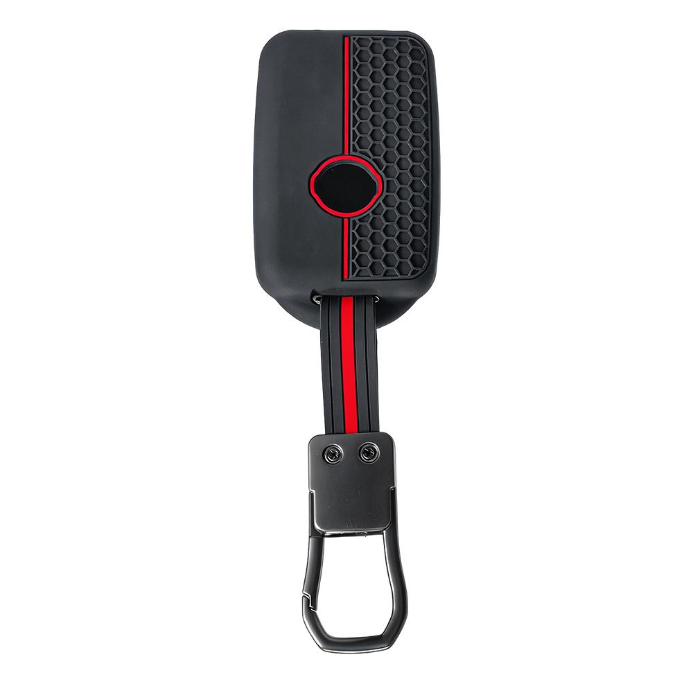 2 Button Silicone Key Case Cover For Nissan Qashqai Micra Juke X-Trail Navara Note Tiida Keyless Fob Shell Skin Holder Protector
