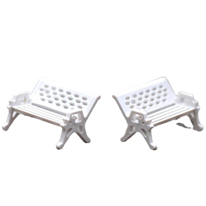 Parkbank Sitz Mikro Landschaft Ökologie Zubehör Dekoratives Material Für Miniaturgarten Fee