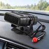 12V or 24V 2-in-1 Car Heater & Coolers, Car Windshield Heater Fan with Warm and Cool Operation, Adjustable Aiming Support and Attached Vehicle Power