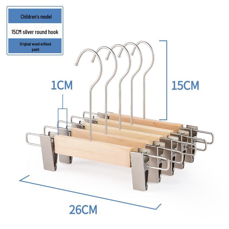 Damen Rutschfester Holzmantelständer Kleiderbügel für Bekleidungsgeschäfte