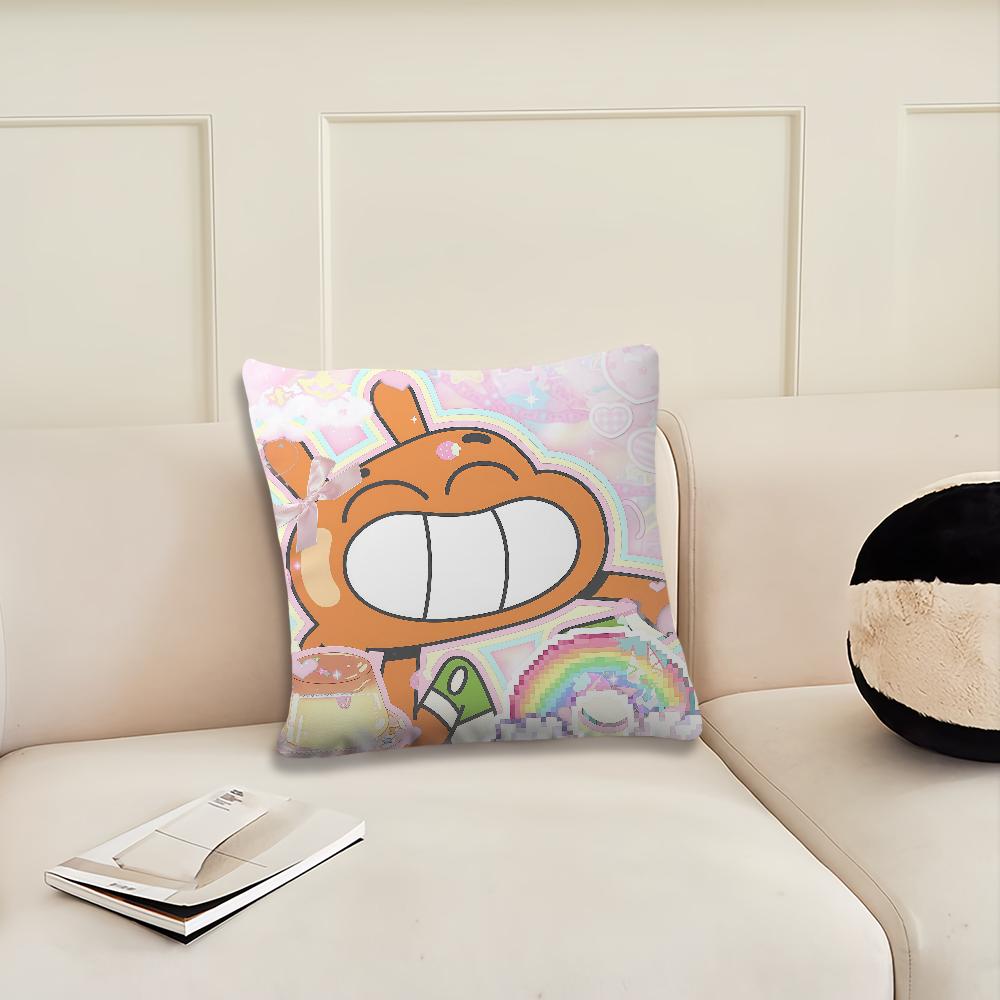The A-mazing Cartoon World of G-gumball cushion cover Pillow Cover Decoration Room Home Sofa living Office Car Nordic Simplicity