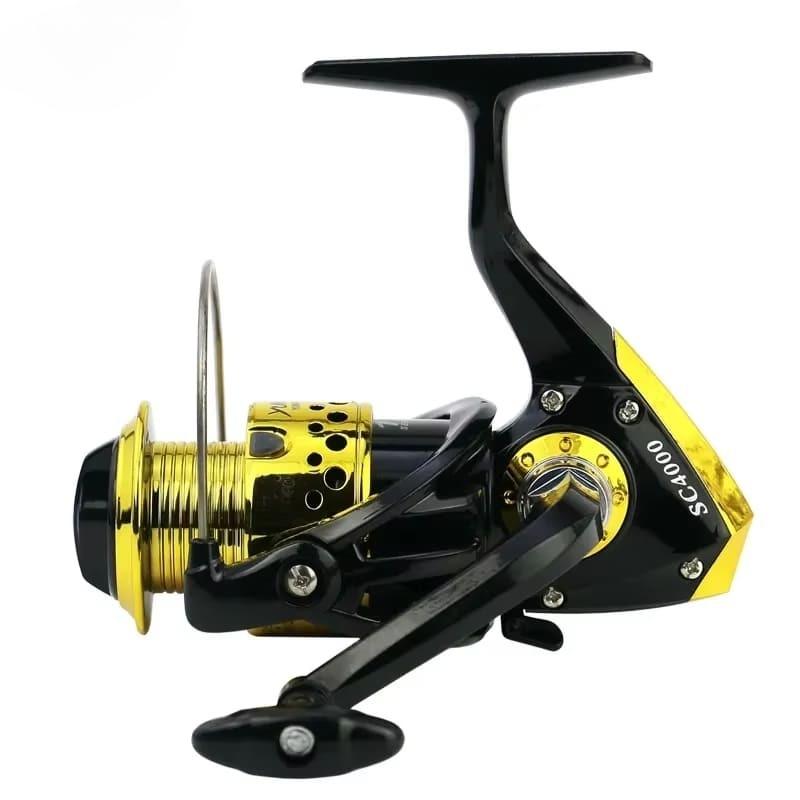 New Electroplating Head Fishing Reel Swivel Wheel Bearing 5.5:1 Gear Ratio Fishing Reel Swivel Wheel Fishing Gear Suitable for Various Sea Areas
