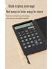 Foldable Dual-Power Voice Calculator with Handwriting Board & Custom Logo Option