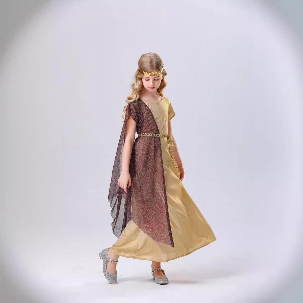 Kids & Adult Egyptian Pharaoh & Greek Goddess Costume