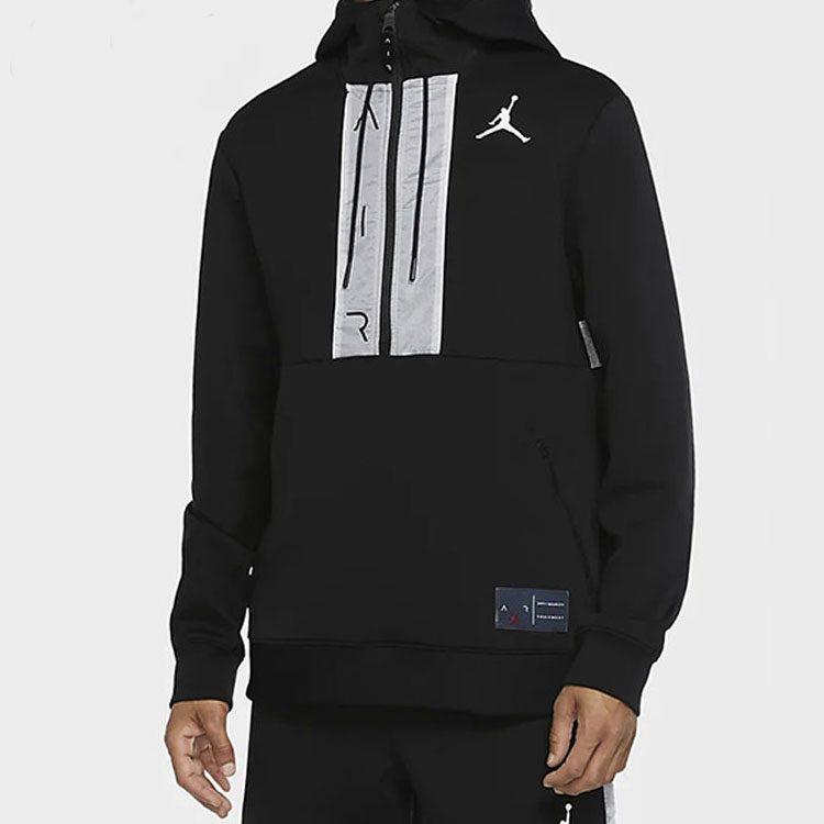 Jordan Sweatshirts Men's Black Hooded Moderate Regular CK6454-010