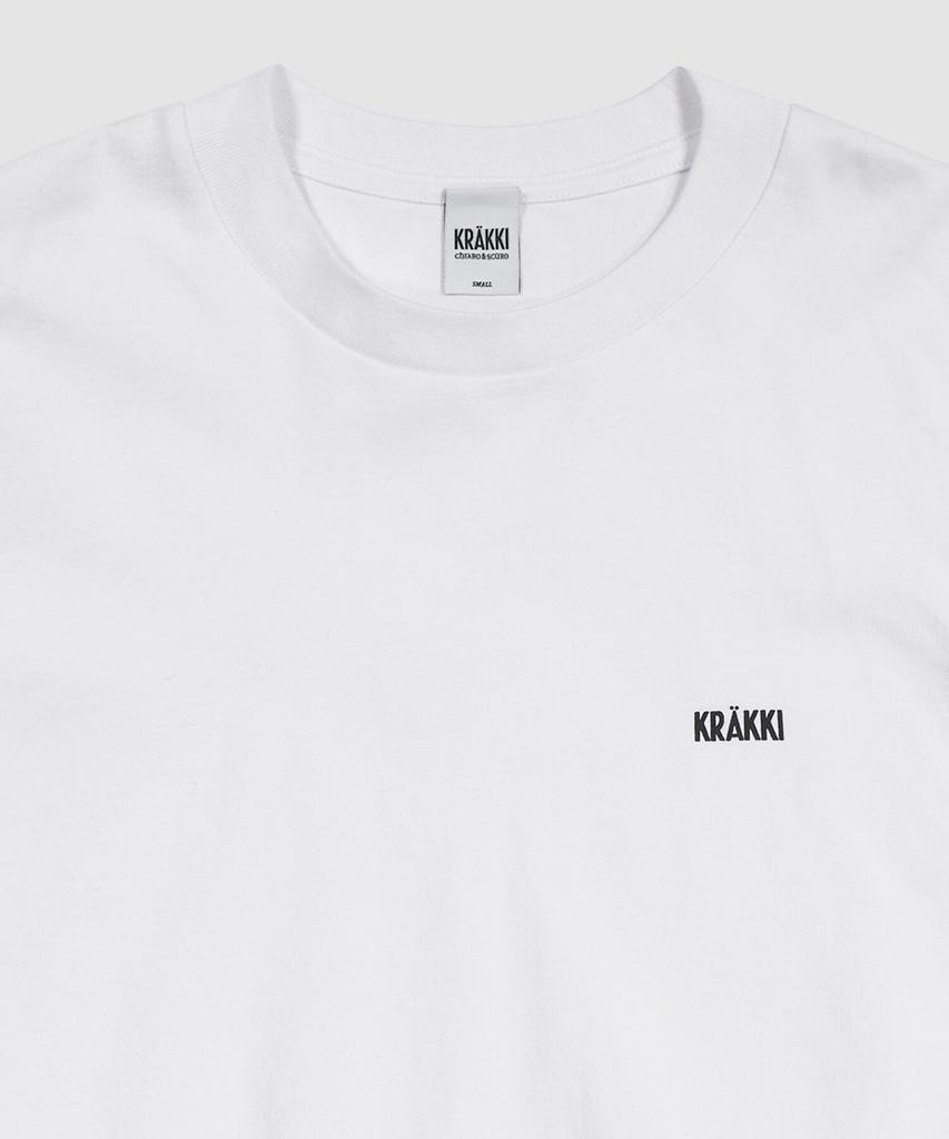 Keulaeki [Unisex] Basic Logo Tee_White [Kr265Put402]