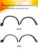 Mazda CX-4 (2016-2022) Wheel Arch Fender Anti-Scratch Trim Panel Set