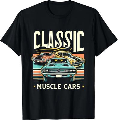 Funny Classic Muscle Car Classic Vintage American Car Gift Unisex T-Shirt