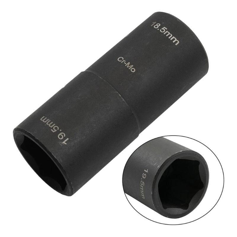 Alloy Steel Double End Damaged Wheel Nut Remover Spanner Socket Tool 18.5mm 19.5mm For Auto Motorcycle Tire Changing