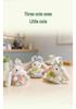 Kawaii Rabbit Plush Pendant with Bow and Fluffy Skirt