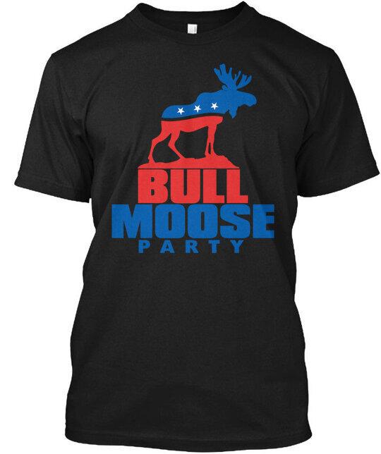 

Bull Moose Party Animal Funny T-Shirt Made in the USA Size S to 5XL 4XL