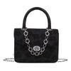 Stylish Jacquard Design Large-capacity Women's Shoulder Bag Korean Trend Simple And Chic Small Square Bag