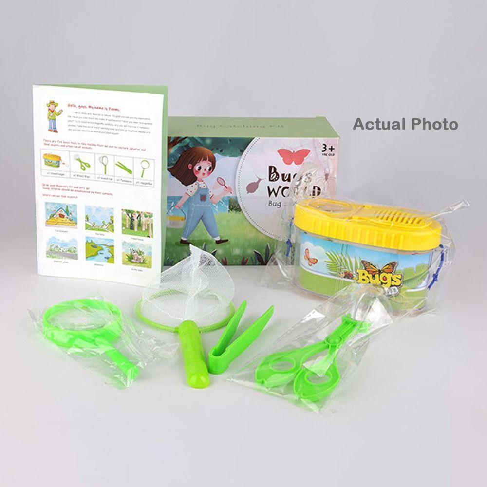 6PCS/Set Insect Viewer Insect Observation Box Plastic Insect Experimental Toys  Gift