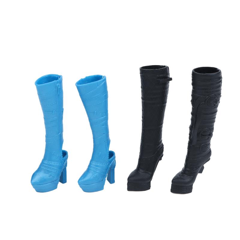 1Pair Mini Doll High Heels Boots Sandals Fashion 1/6 Dolls Dress Up Accessories For Female Dolls Decorations Pretend Play Toys