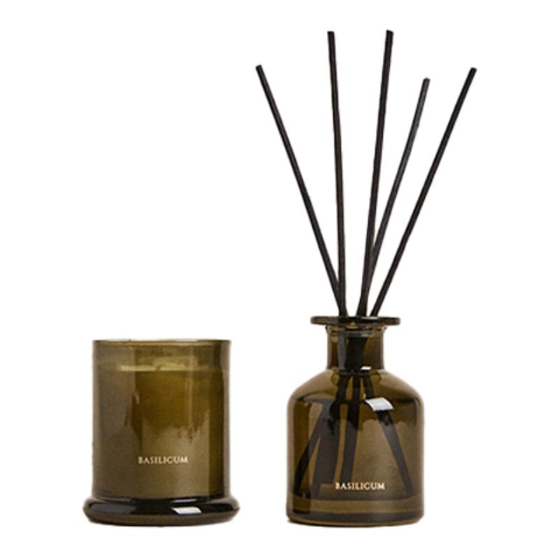 Zara Home Basil Series Aromatherapy Set Aromatherapy Fragrance Stick Aromatherapy 120ml Scented Candle 160g