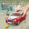 Children'S Inertial Lighting And Music Luxury Commercial Vehicle, Simulated Double-Door Car, Boy Toy Car