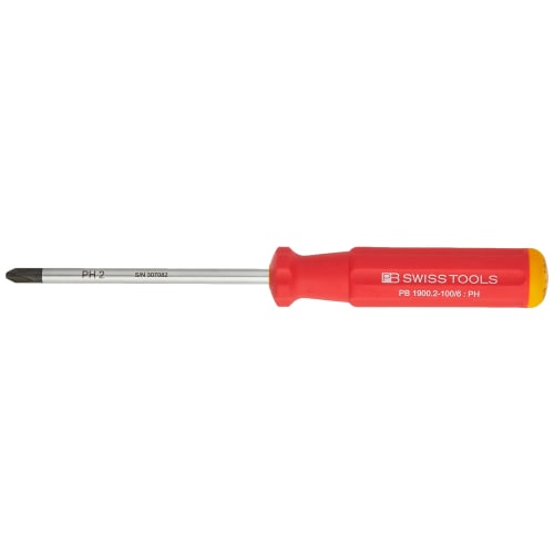 

PB Swiss Tools SwissGrip Classic Phillips Screwdriver, #2mm, 205mm Length, 1900.2-100/6