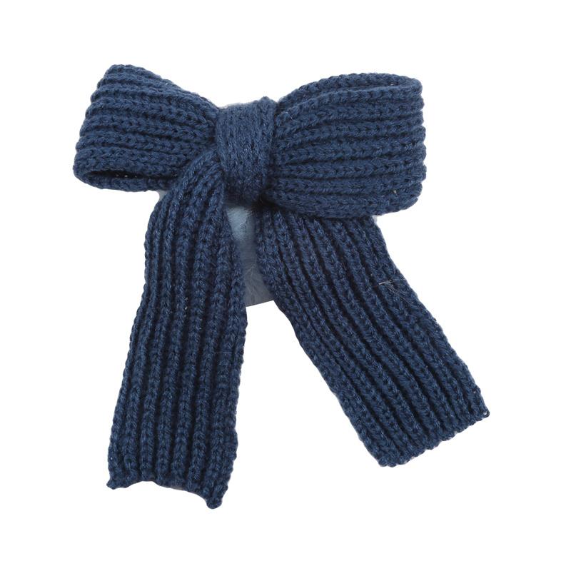 Autumn Winter Women Fashion Woolen Bow Plush Hair Band Cute Headband Hair Rubber Band Hair Accessories