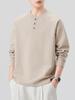 2025 Men's Trendy Casual Long Sleeve T-shirt Sweatshirt: Spring & Autumn Fashion Base Layer