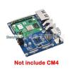 Raspberry Pi CM4 Basisplatine mit USB 3.0, Dual-Gigabit-Ethernet und 5G/4G-Erweiterung.