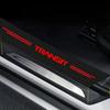 VOPL3 Carbon Fiber Car Rear Bumper Guard Protector Sticker Ford TRANSIT Emblem Front Door Sill Threshold Cover Auto Accessories
