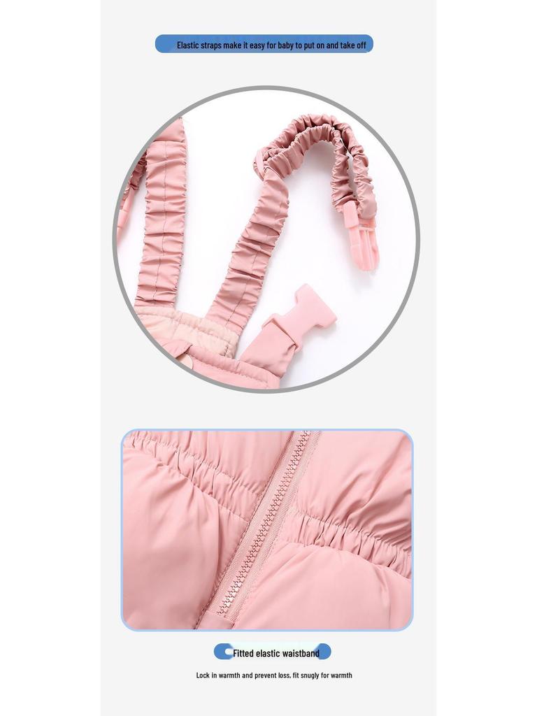 Children's Down Jacket Ski Suit Set for Toddlers Aged 1-6 
