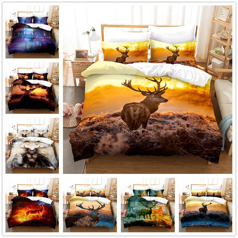 Fashion Technology Printing, 3D Digital Printing, Bedding, Duvet Covers, Pillowcases, Three-piece Sets