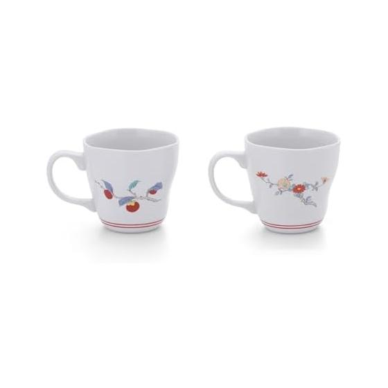 Mug cup mug teacup set Arita ware Kakiemon style mug (set of 2 patterns)