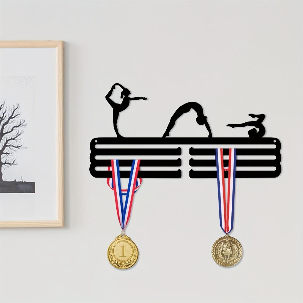 Metall-Medaillen-Ausstellungsständer für Turnhalle, Wandmontierter Medaillenhalter, Geschenk für weibliche Athleten