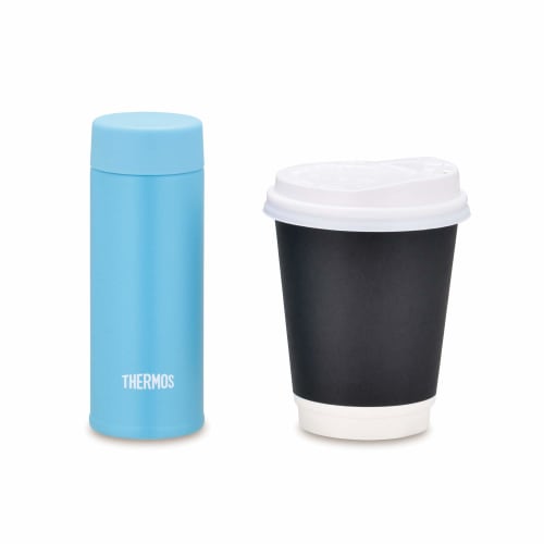 Thermos Vacuum Insulated Pocket Mug, 120ml, Light Blue, JOJ-120 LB (Small Capacity Model)