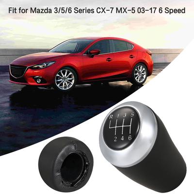 5/6 Speed Manual Car Gear Shift Knob Fit for Mazda 3/5/6 Series CX-7 MX-5