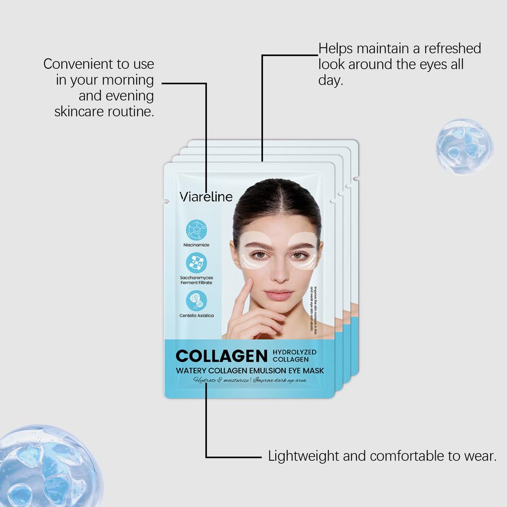 VIARELINE Collagen Eye Mask – Moisturizing Care for Hydrated Eye Area