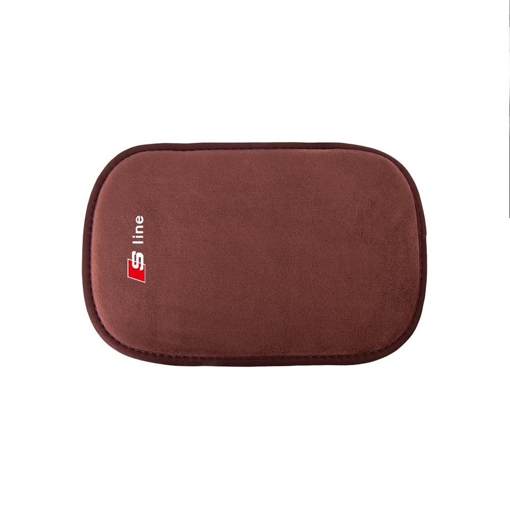 

Car Center Console Pad Fur Leather Auto Armrest Seat Box Cover For Audi A1 A3 A4 A5 A6 A7 A8 B5 B6 B7 B8 C5 C6 RS3 RS5 RS6 RS7 S3 S4 S5 S6 S7 sline коричневий