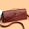 Single-shoulder Baguette Bag, A Niche and High-end Horizontal Hand-held Evening Bag, A Versatile and Elegant Crossbody Bag