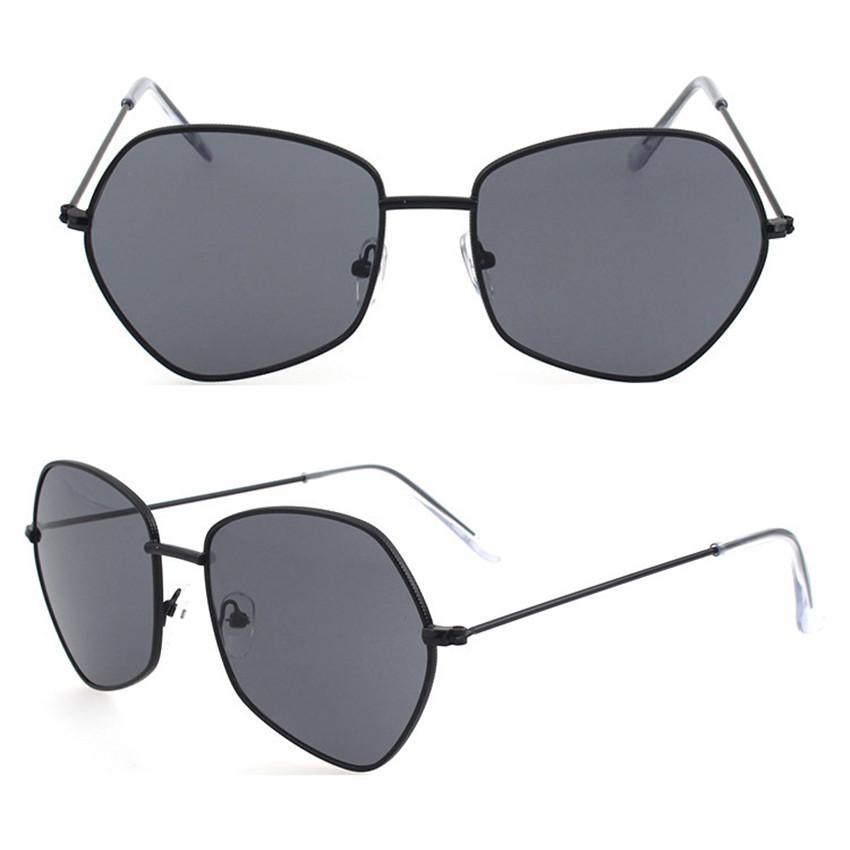 

FOENIXSONG Oversized Sunglasses for Women Men 80s Vintage Glasses Metal Material Frame Red Pink Yellow Green Lens Design UV400 Sun Eyeglasses Other