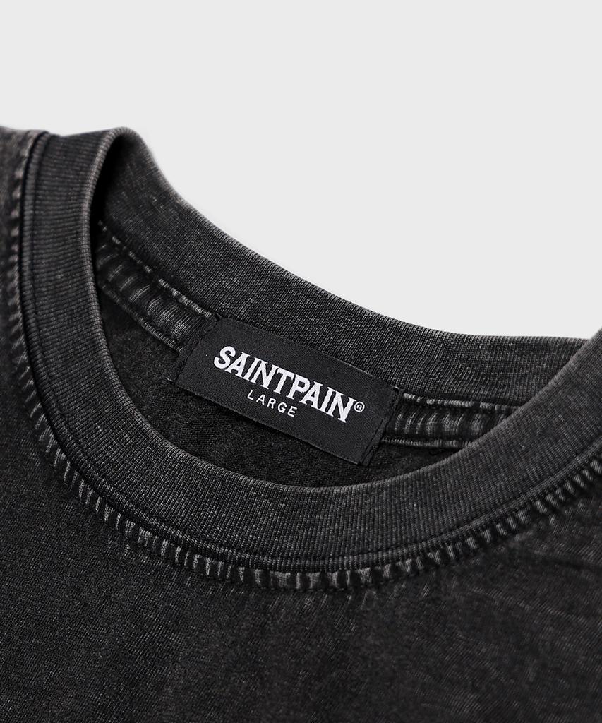 SAINTPAIN Sp Metal Pigment Short Sleeve T-Shirt Black