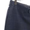 BEAMS F made in Japan Check Pattern slim Slacks pants 95 Navy Men's Used