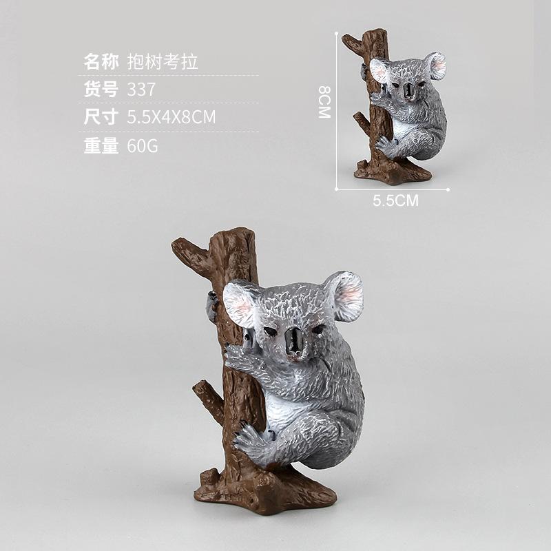 Wildlife Model Simulation Animal Toy Koala Family Koala, Australian Animal Model