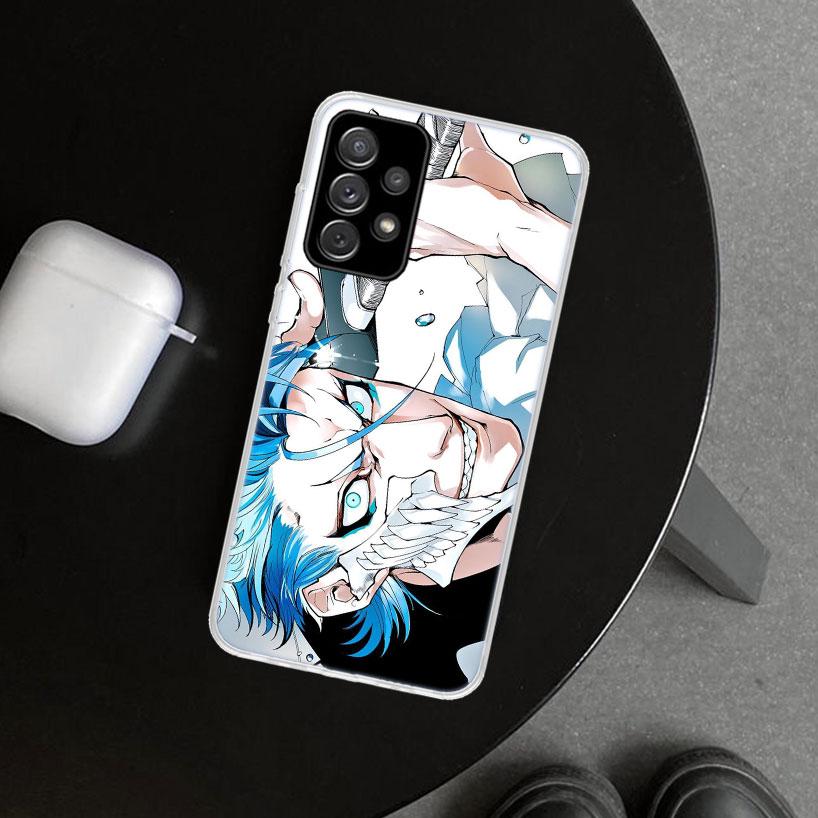 Grimmjow 6 Bleach Phone Case Cover for Samsung Galaxy A12 A22 A32 A52 A72 A02S A51 A50S A31 A20S A10S Note 20 Ultra 10 Plus Gala